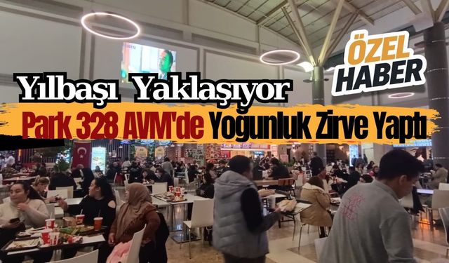 Osmaniye'nin Gözdesi Park 328 AVM'de Pazar Yoğunluğu