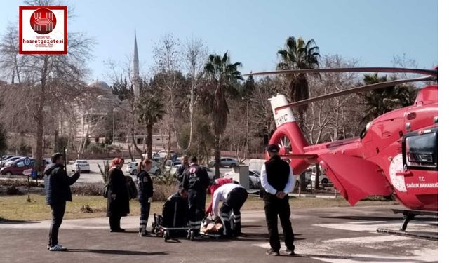 Çocuk Hasta Helikopter Ambulans İle Ankara’ya Sevk Edildi