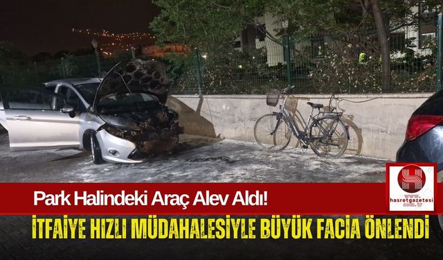 Sitede Büyük Panik! Otoparkta Yangın Faciası Son Anda Engellendi!