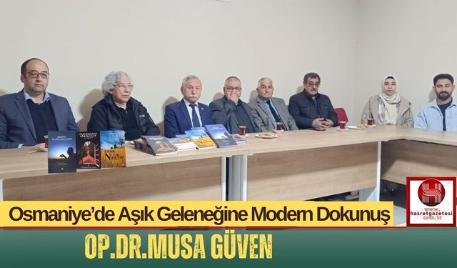 Tabibi Mahlaslı Şair Doktor Musa Güven, Gazetecilerle Buluştu