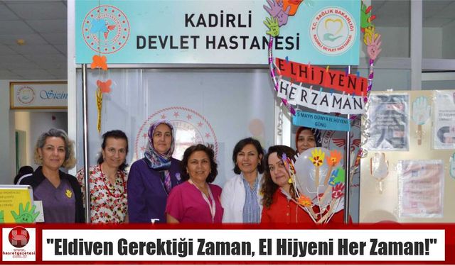 "Eldiven Gerektiği Zaman, El Hijyeni Her Zaman!"