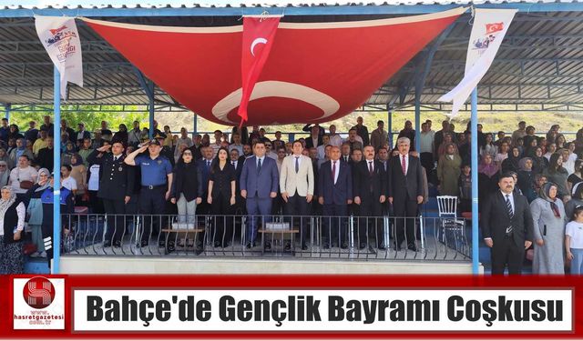 Bahçe’de Gençlik Bayramı Coşkusu