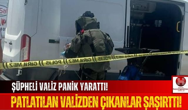 Polisten Şok Fünye! Valiz Patlatıldı, Gerçek Ortaya Çıktı!