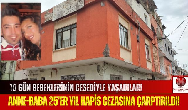 2 Aylık Bebeklerinin Cesediyle Yaşayan Çifte Ağır Ceza!