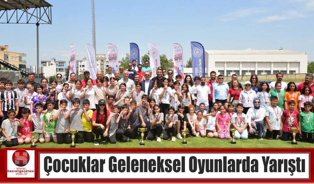 Çocuklar Geleneksel Oyunlarda Yarıştı