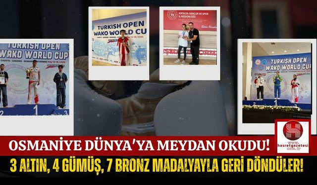 Osmaniyeli Sporcular Dünyayı Salladı! 14 Madalya İle Tarih Yazdılar!