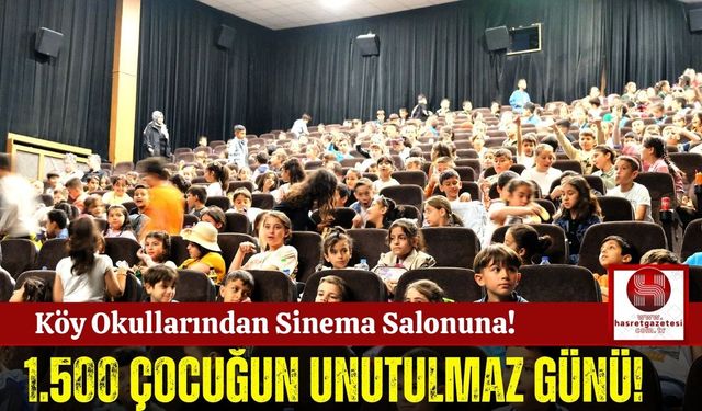 Kırsaldaki Minikler İlk Kez Sinemayla Buluştu!
