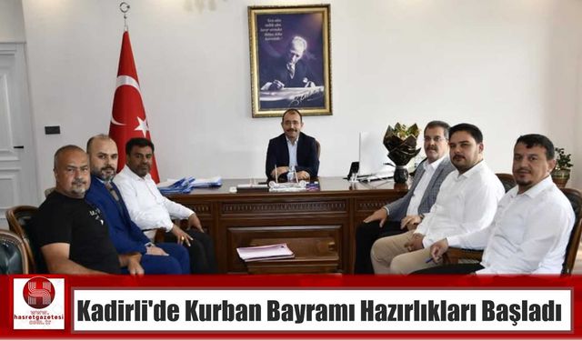 Kadirli'de Kurban Bayramı Hazırlıkları Başladı