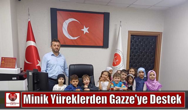 Minik Yüreklerden Gazze’ye Destek