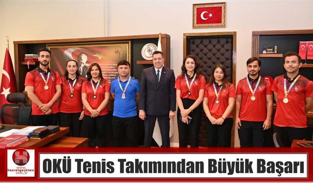 OKÜ Tenis Takımından Büyük Başarı