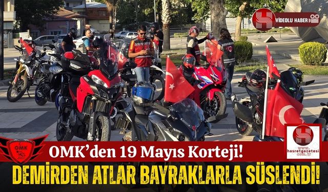 OMK'den Muhteşem Kortej! Demir Atlar 19 Mayıs İçin Yürüdü!