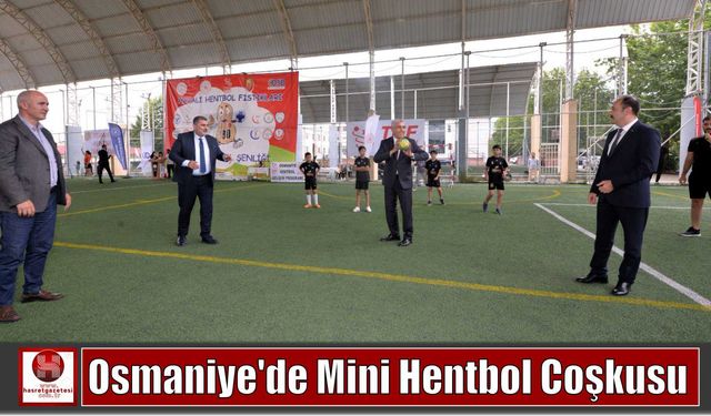 Osmaniye’de Mini Hentbol Coşkusu