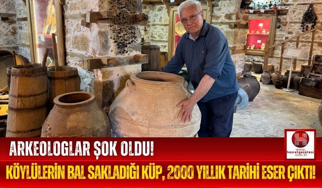 Köylülerin Bal Sakladığı Küp Roma Dönemine Ait Çıktı!