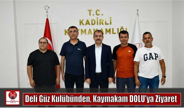 Deli Güz Kulübünden, Kaymakam DOLU’ya Ziyaret