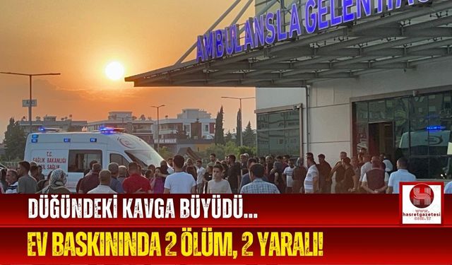 Düğün Kavgası Kanlı Bitti! 2 Kardeş Öldü!