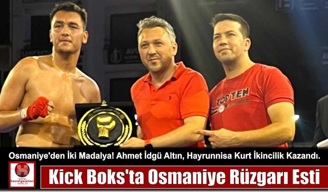 Kick Boks’ta Osmaniye Rüzgarı Esti