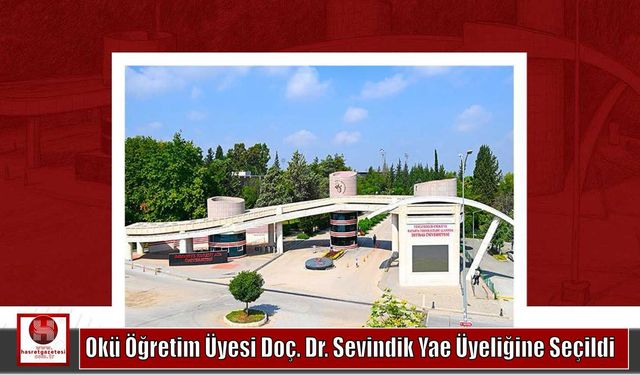 OKÜ Öğretim Üyesi Doç. Dr. Sevindik YAE Üyeliğine Seçildi