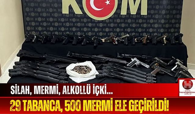Silah Fabrikası Gibi Ev! Torna Makineleri ve Onlarca Silah Bulundu!