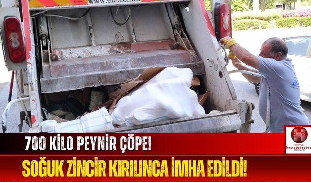 Sağlıksız Koşullarda Taşınan 700 Kg Peynir Ele Geçirildi!