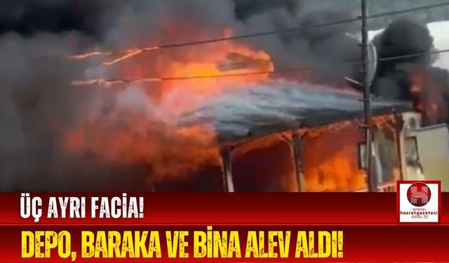 Peş Peşe Çıkan Yangınlar Büyümeden Bastırıldı!