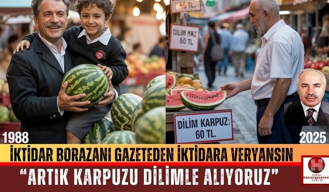 Y.Akit Gazetesi : "Ey hükumet. Bu pahalılığın çeyrek sebebi de sensin. "