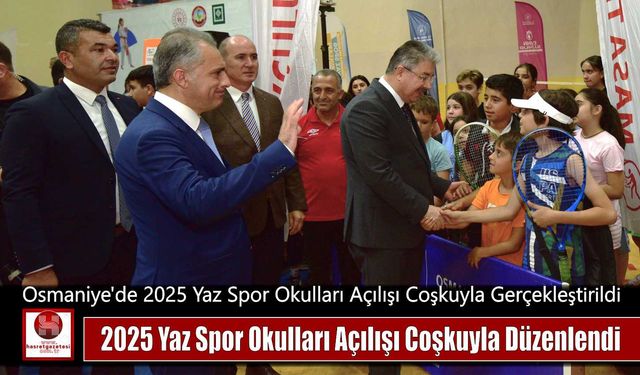 2025 Yaz Spor Okulları Açılışı Coşkuyla Düzenlendi