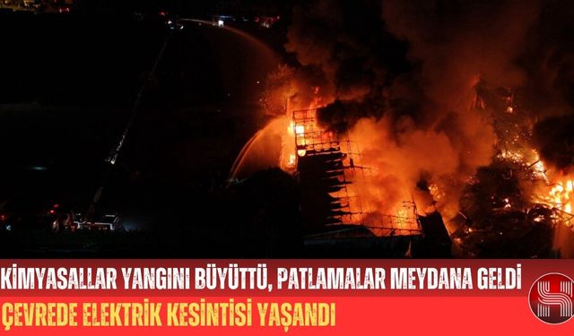 İstanbul'da Sünger Fabrikasında Yangın Paniği
