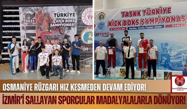 Osmaniye'nin Gençleri İzmir'de Tarih Yazdı! Kick Boks Şampiyonasında Fırtına Gibi Estiler!