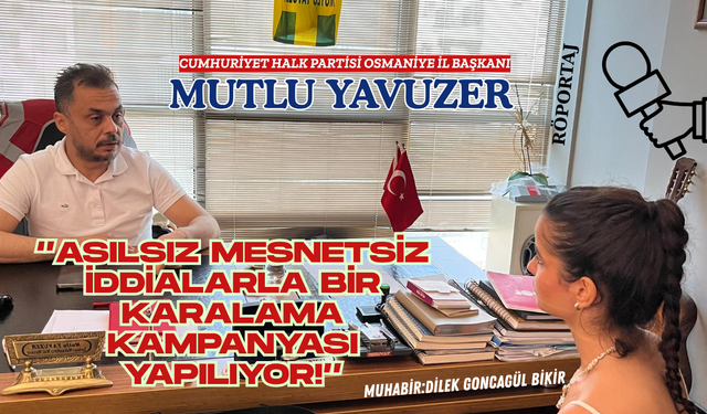 Osmaniye'de Yavuzer’den Adalet Çıkışı: 'Hukuksuzlukları Durdurmalıyız!'