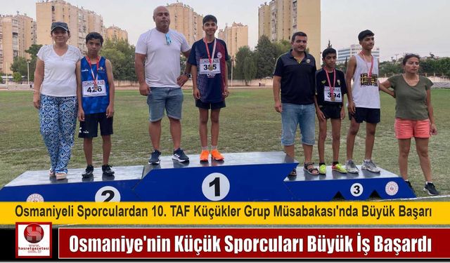 Osmaniye’nin Küçük Sporcuları Büyük İş Başardı