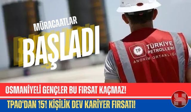 TPAO Türkiye Çapında 151 Yeni Personel Alacak. Müracaatlar Başladı