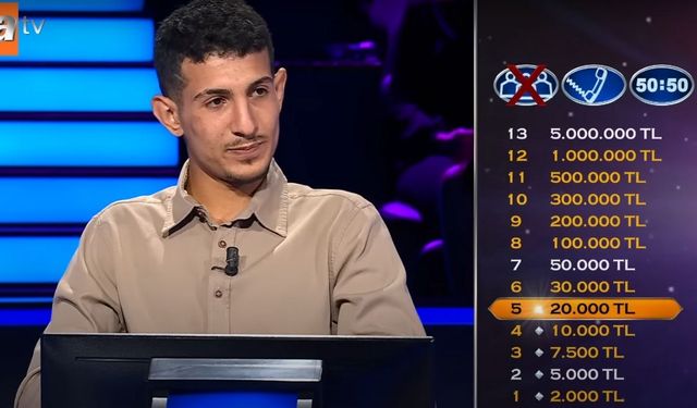 Kim Milyoner Olmak İster’de dikkat çeken an: Osmaniye’li Celal’in joker tercihi olay oldu