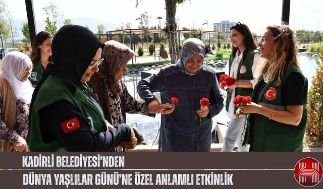 Kadirli Belediyesi’nden Dünya Yaşlılar Günü’ne Özel Anlamlı Etkinlik
