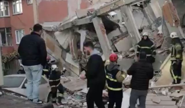 Gebze'de 6 katlı bina çöktü! Enkazın altında kalanlar var!