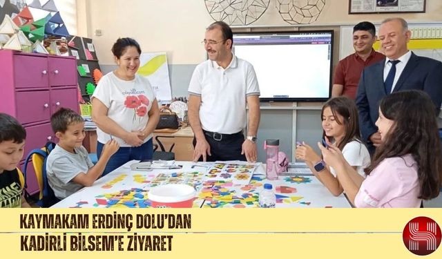 Kaymakam Erdinç Dolu’dan Kadirli BİLSEM’e Ziyaret
