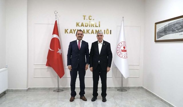 AK Parti Osmaniye Milletvekili Seydi Gülsoy’dan Kadirli Kaymakamı Erdinç Dolu’ya Ziyaret