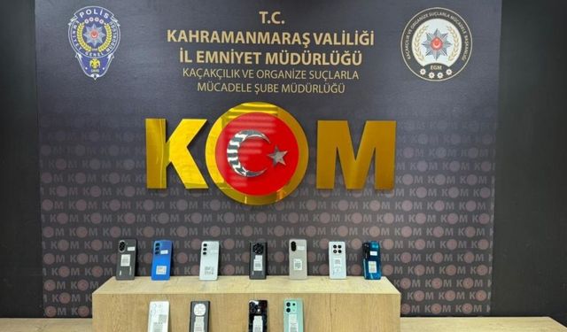 Kahramanmaraş’ta düzenlenen operasyonunda 5 şüpheli gözaltına alındı