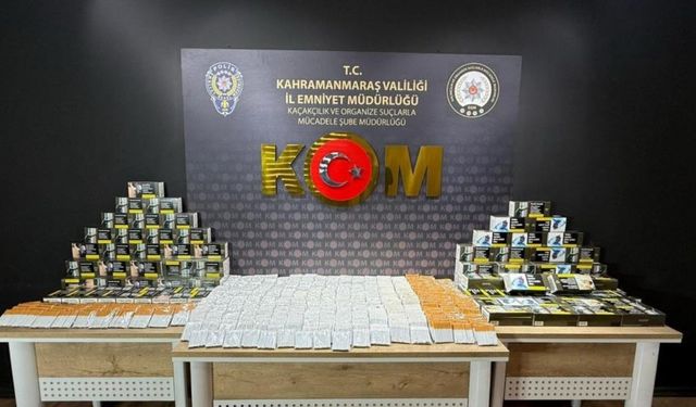 Kahramanmaraş’ta kaçakçılık operasyonu: 5 şüpheli yakalandı