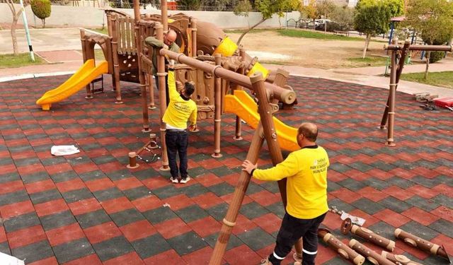 Tarsus’ta Gaspıralı Parkı Yenileniyor Modern ve Güvenli Alanlar Yolda