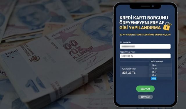 Asgari Ödeme Çilesine Son! Kredi Kartı Borçlularına Af Gibi 60 Ay Vade Ekranı Erişime Açıldı