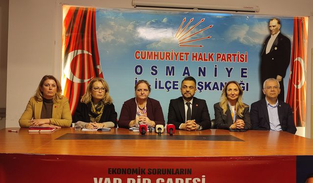 CHP Gölge Kabine Heyeti Osmaniye’de Sahaya İndi