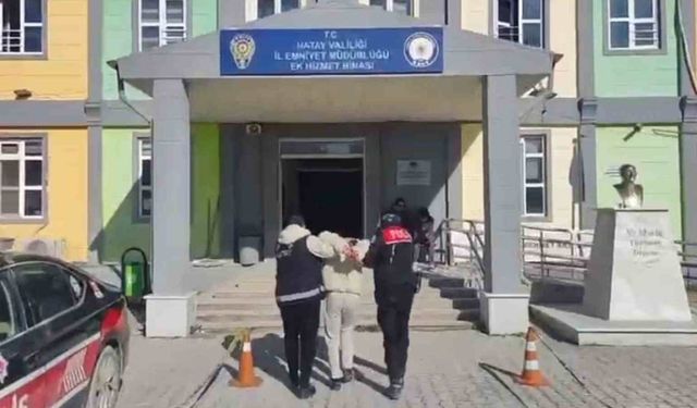 Hatay’da 750 bin liralık hırsızlık şüphelisi tutuklandı