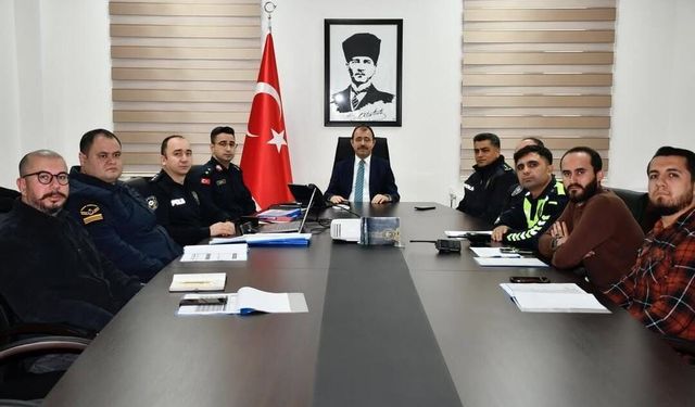 Kadirli’de 2025 Asayiş ve Güvenlik Masaya Yatırıldı