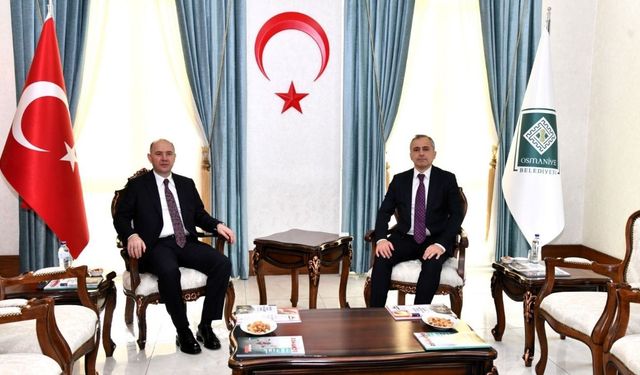 Osmaniye Valisi Serdengeçti’den Belediye Başkanı Çenet’e İade-i Ziyaret