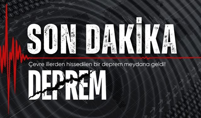 Son dakika! Osmaniye'de hissedilen deprem meydana geldi!