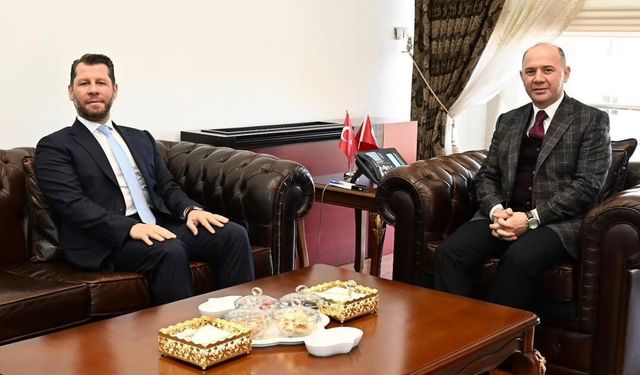 Vali Serdengeçti’den Şerif Tosyalı’ya Makamda Kabul