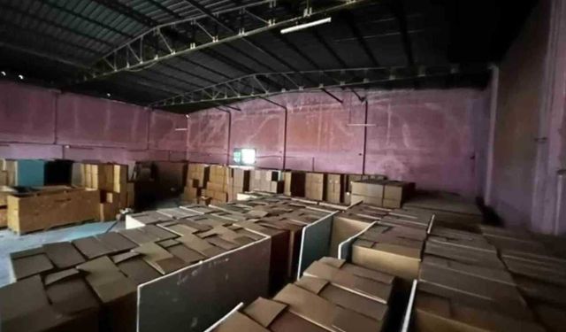 Adana’da 66 Milyon Kaçak Makaron Ele Geçirildi