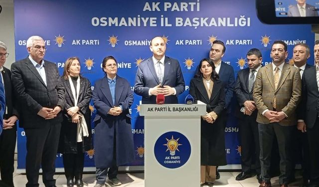 AK Parti Genel Başkan Yardımcısı Büyükgümüş Osmaniye’de
