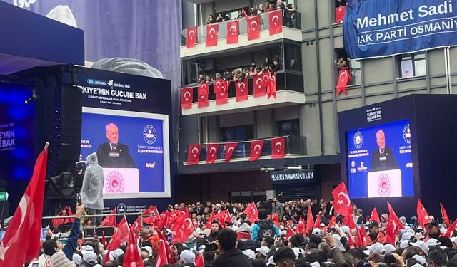 Devlet Bahçeli Osmaniye’de konuştu: “Her şeye karşı olan muhalefet Türkiye’ye karşıdır”