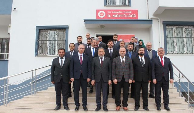 Diyanet İşleri Başkanı Prof. Dr. Safi Arpaguş Osmaniye’de